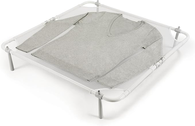 OXO Good Grips Folding Sweater Dryer, White, 26" sq. x 4-1/2" h | Amazon (US)