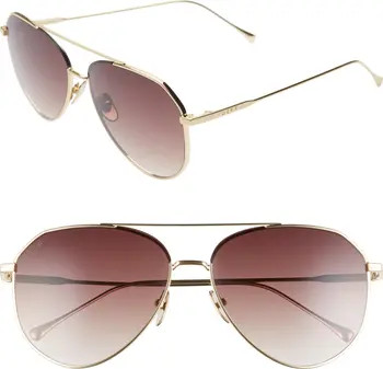 Dash 59mm Aviator Sunglasses | Nordstrom