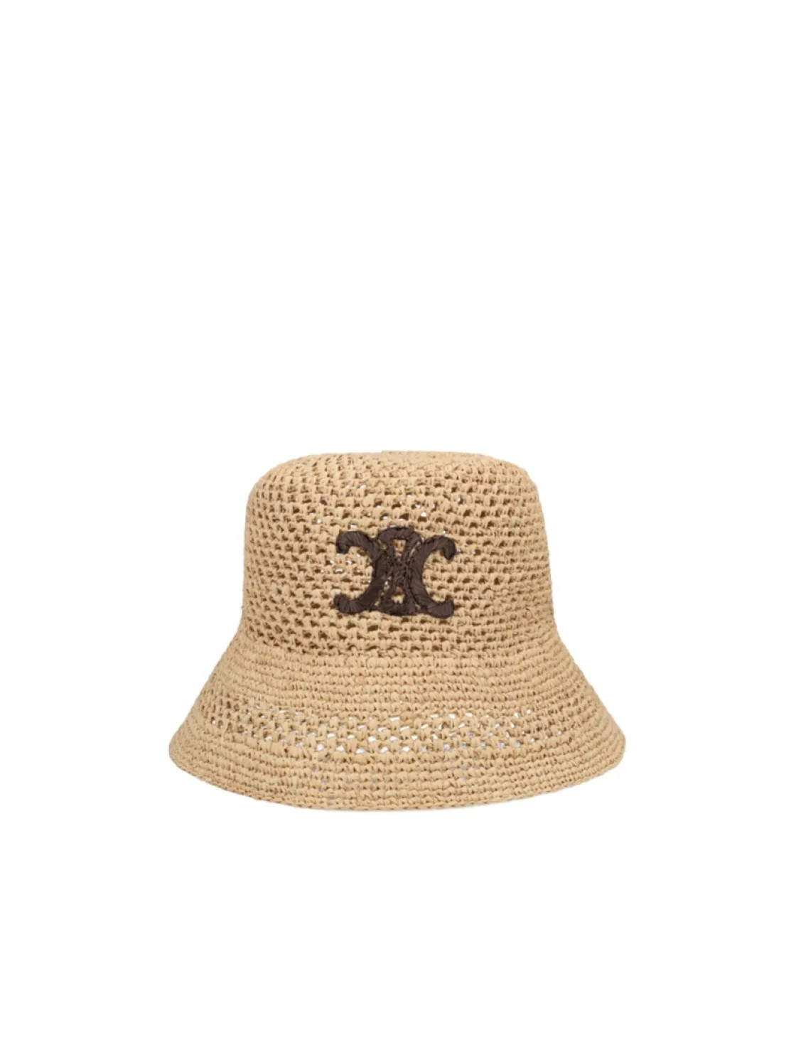 triomphe bucket hat in raffia | Senser US