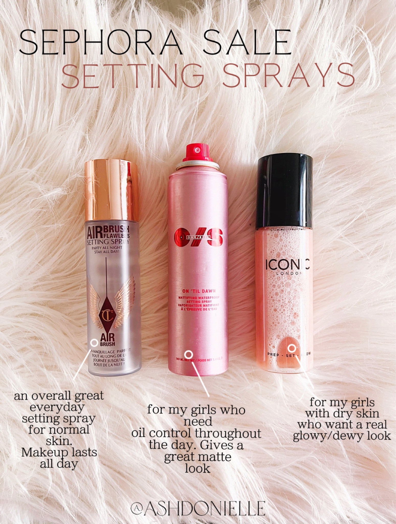 My top 3 picks for setting sprays from the Sephora sale based on different skin types! 

#LTKsalealert #LTKbeauty #LTKBeautySale
