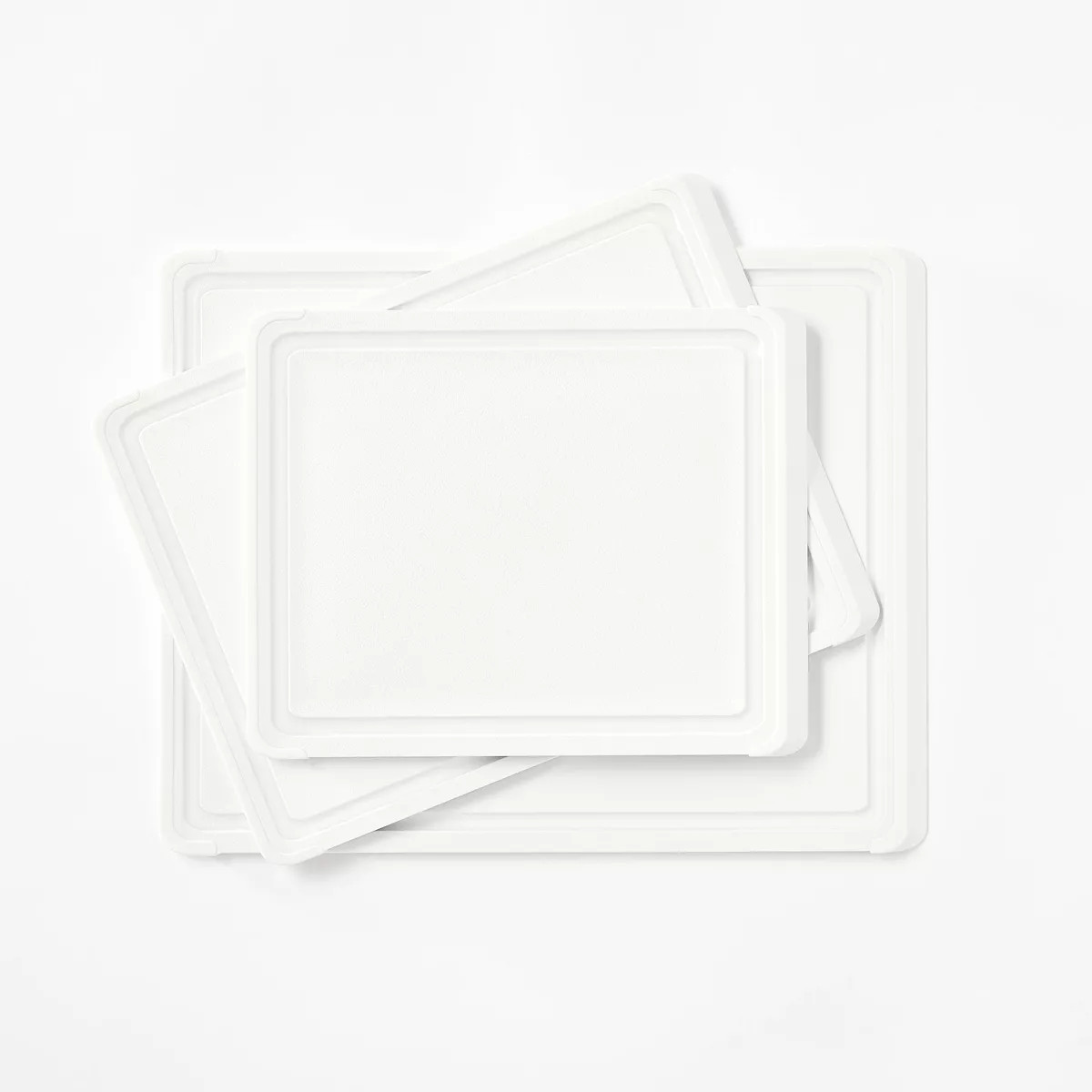 3pc Nonslip Recycled Poly Cutting Board Set Vintage Cream - Figmint™ | Target