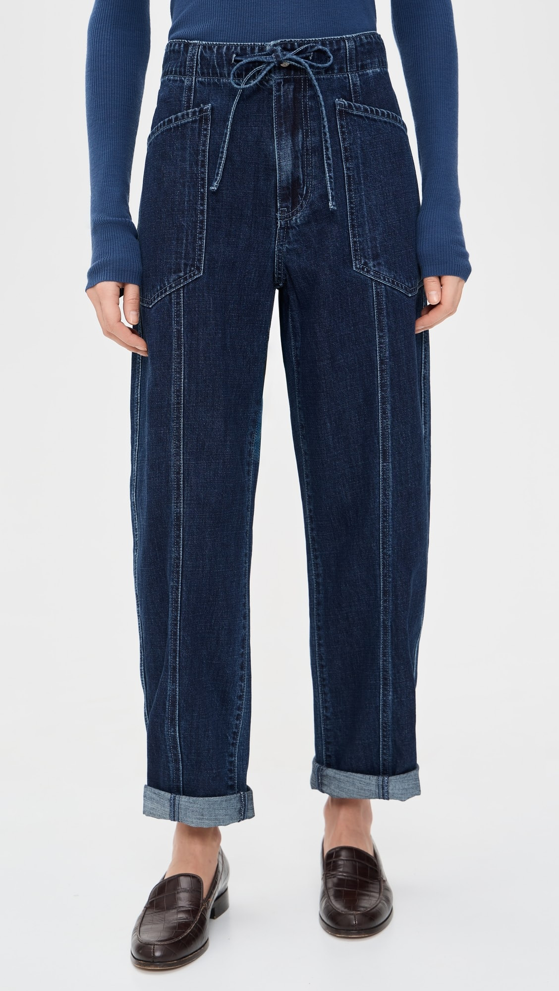 Villa Drawstring Jeans | Shopbop
