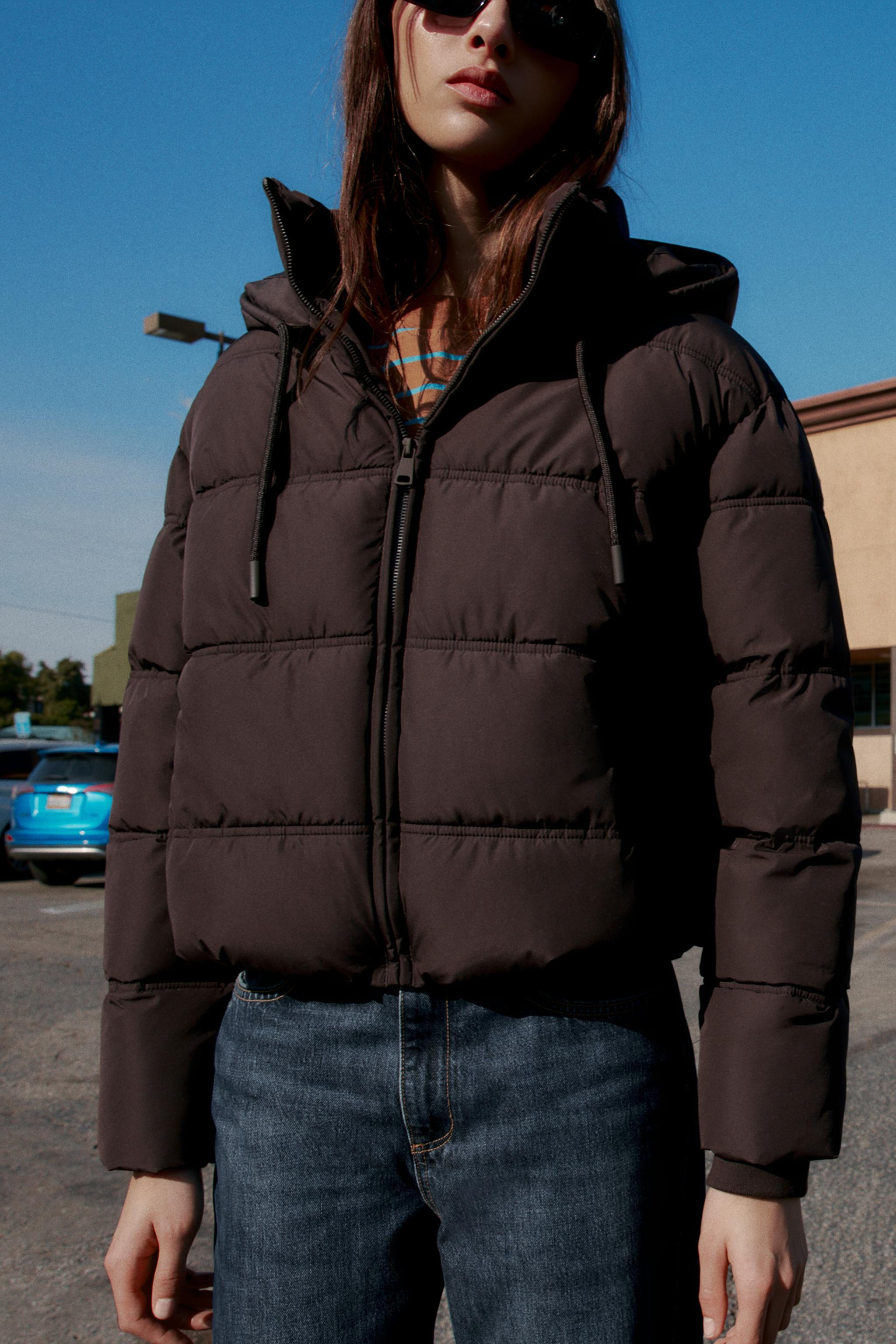 ANORAK MATELASSÉ COURT DÉPERLANT COUPE-VENT | Zara US