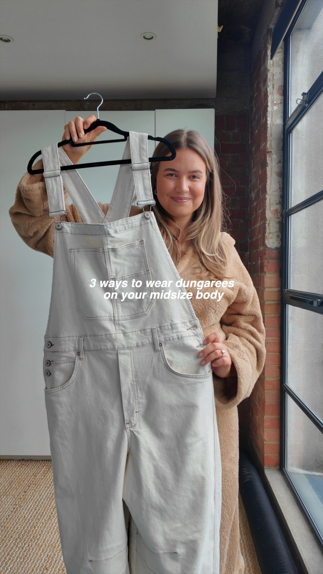 Ad the dreamiest stretchy comfy ecru dungarees from Free People. Styled 3 ways.

Free People dungarees XL
Soho home robe
Sezane gaspard cardigan XL
Tan cowboy western boots
Chunky black boots
Everlane dark grey knit XL
Uniqlo cream knit XL
Birkenstock Boston suede clogs 

#LTKspring #LTKstyletip #LTKcurves