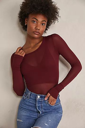 Before Sunset Mesh Long Sleeve | Free People (Global - UK&FR Excluded)