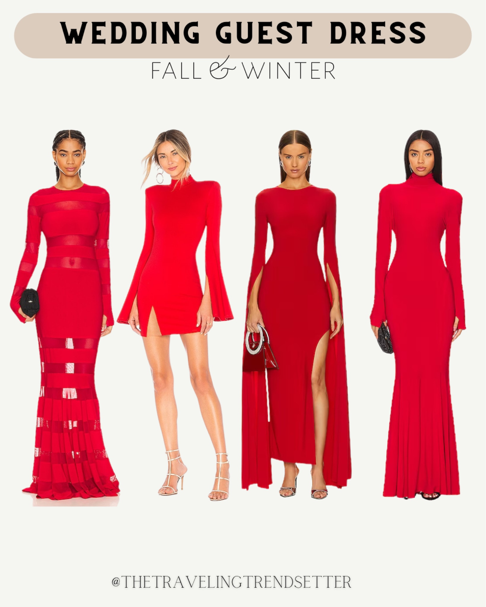 Wedding guest dresses red for fall and winter - formal dress for Christmas or holiday party - maxi dress / mini dress - cocktail dress revolve 

#LTKWedding #LTKParties #LTKWorkwear