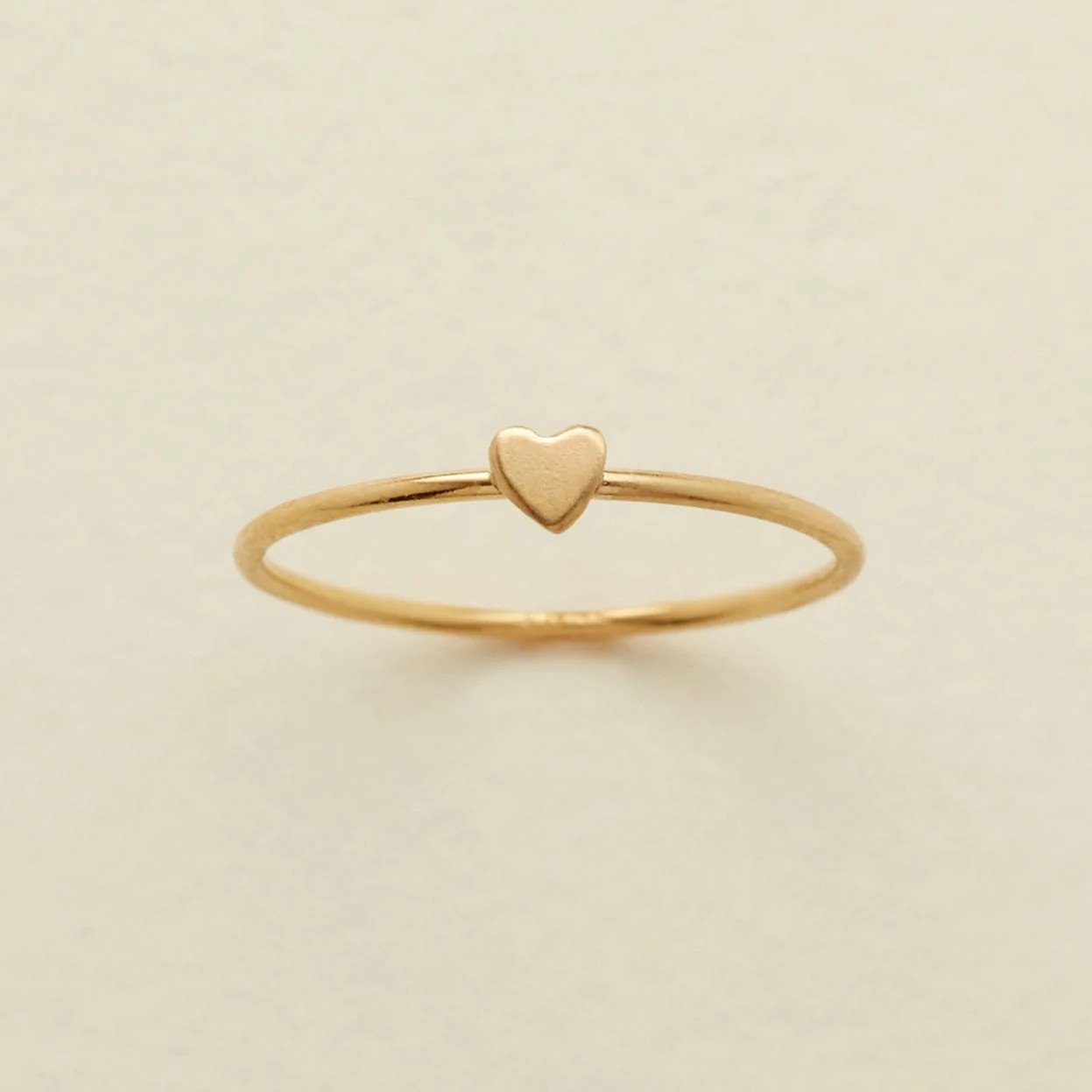 Made By Mary Heart Stacking Ring | Handmade, A Reminder Of Self-Love | Made By Mary | Made By Mary