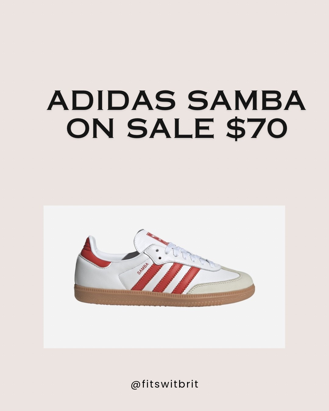 Adidas Samba on sale $70

#LTKFindsUnder100 #LTKShoeCrush #LTKSaleAlert