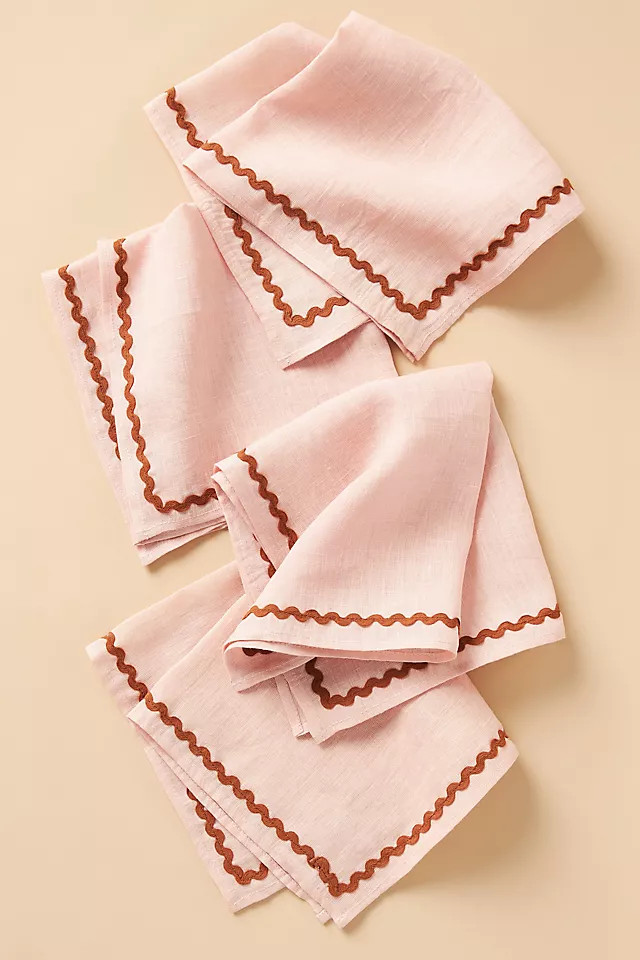 Chan Luu Linen Napkins, Set of 4 | Anthropologie (US)