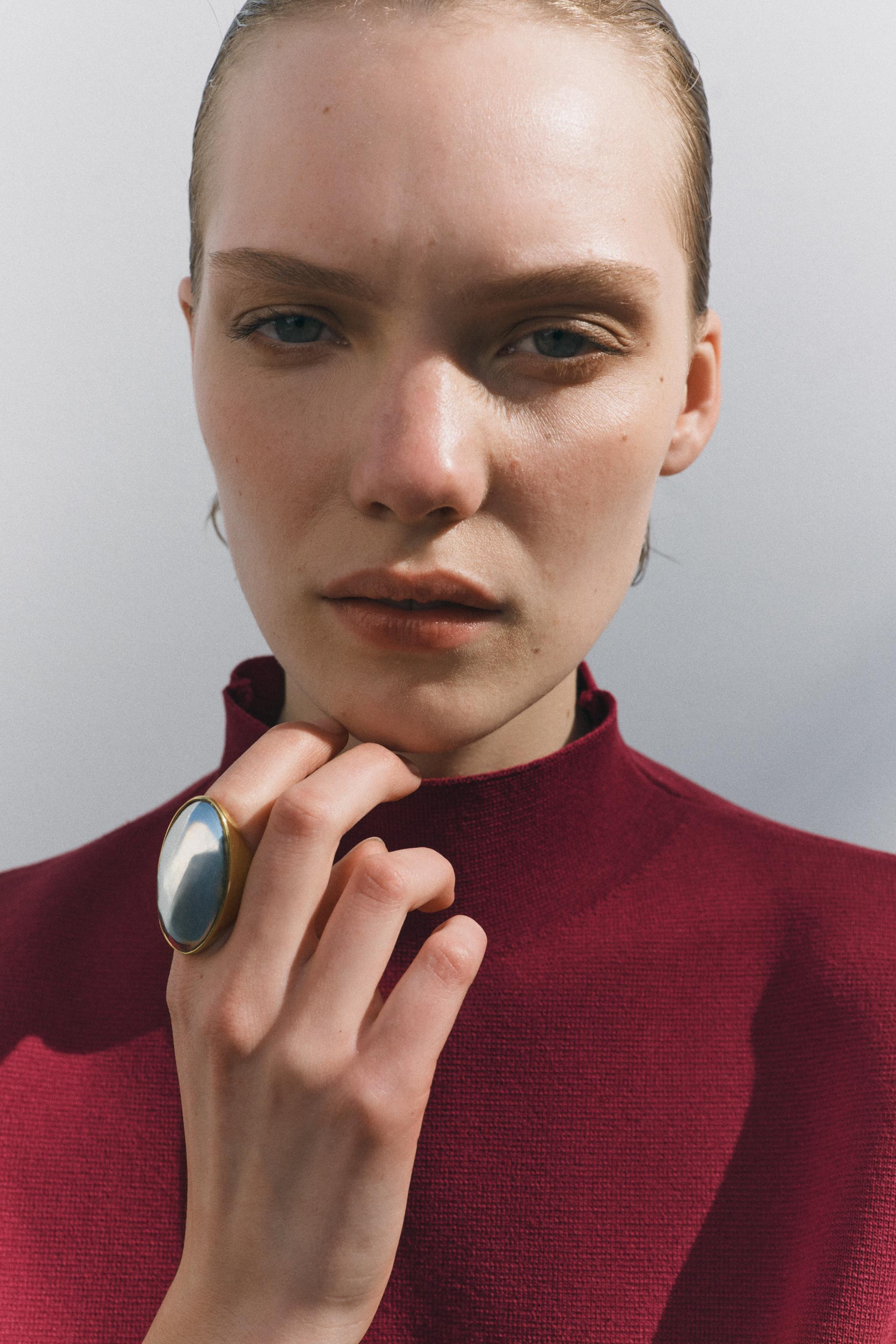 COMBINED GEOMETRIC RING | Zara US