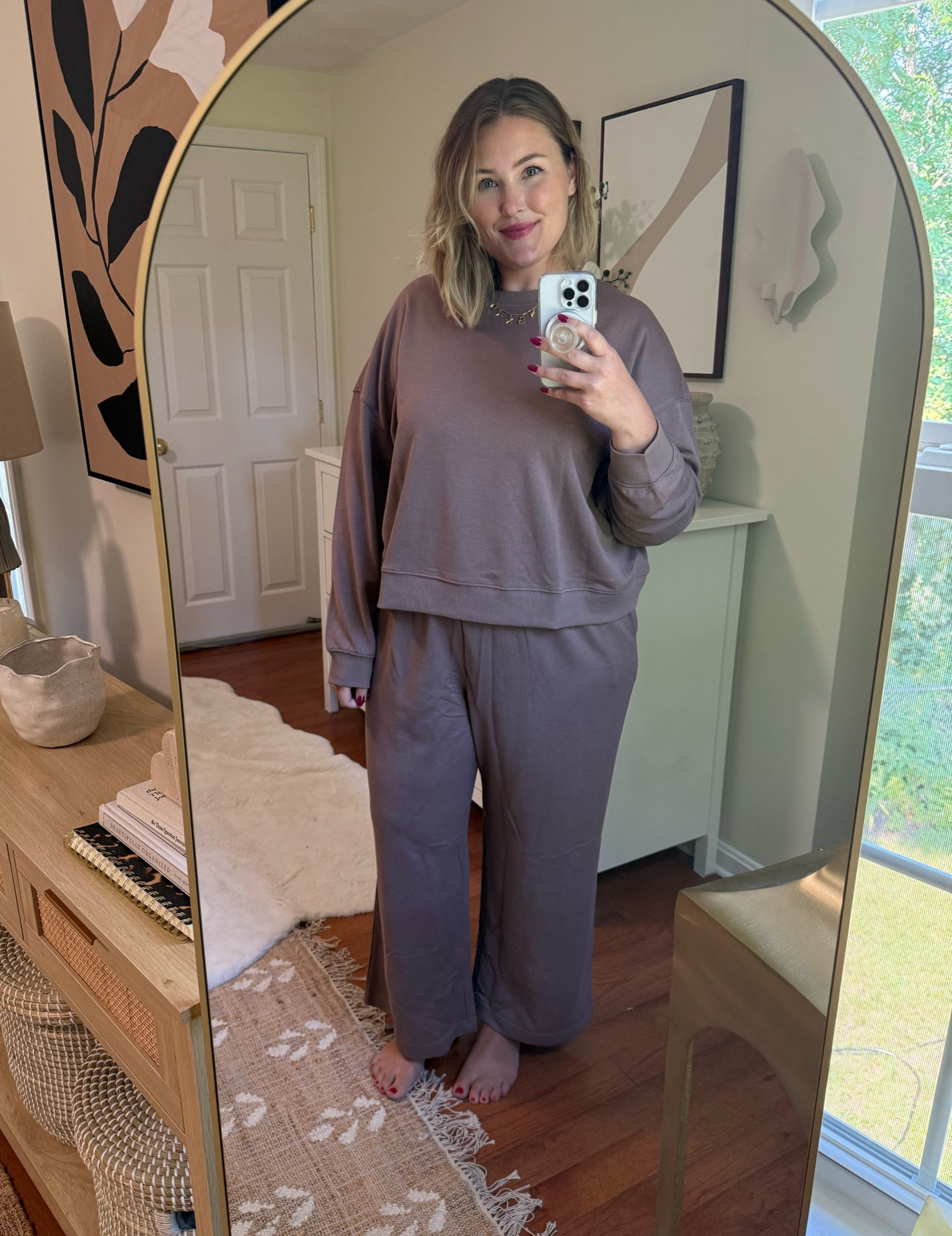 Cocoa chocolate terry cloth matching lounge set ☁️ 

#LTKStyleTip #LTKFindsUnder50 #LTKSeasonal