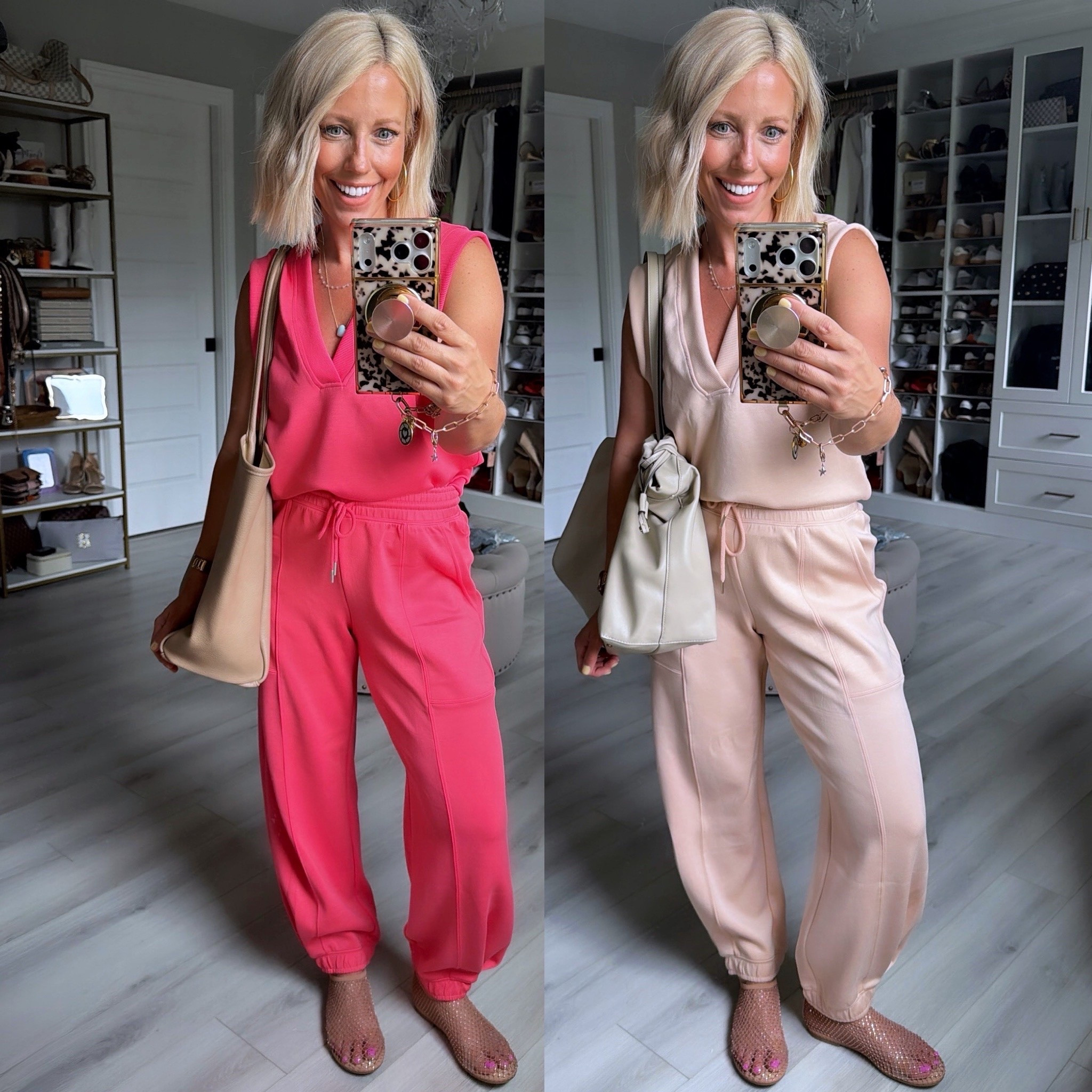 These scuba knit pieces are amazing!!!
⬇️⬇️⬇️
Top small (runs big)
Pants small

#LTKSaleAlert #LTKootd #LTKmomlife
