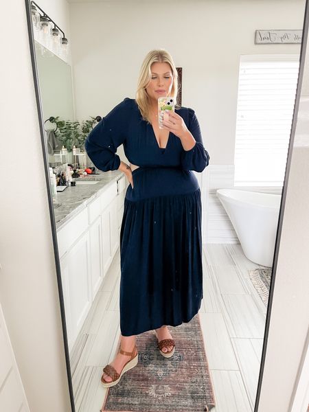 This Old Navy cut out dress is a dream ✨ I’m in a L and it fits tts 
It is sheer, so I would recommend a slip underneath 
These platform sandals from Walmart and so cute and comfortable - tts 

#LTKstyletip #LTKcurves