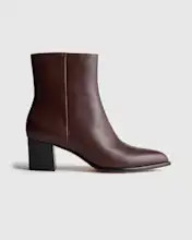 Italian Leather Heeled Ankle Boot | Quince