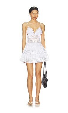 Charo Ruiz Ibiza Isca Short Dress in White from Revolve.com | Revolve Clothing (Global)