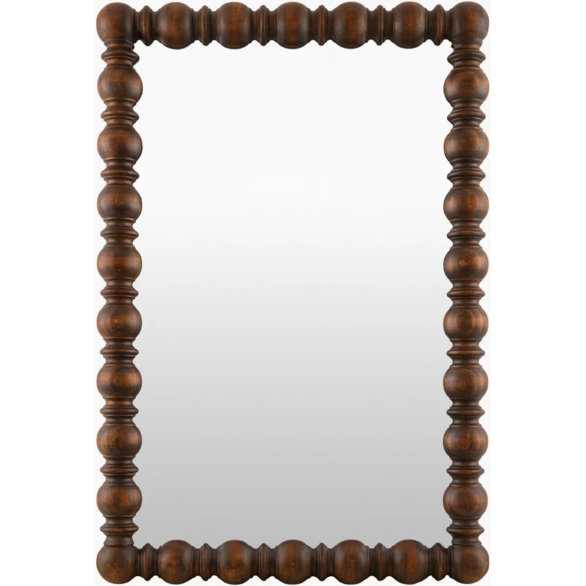 Solid Pine Wood Rectangle Accent Mirror | Wayfair North America
