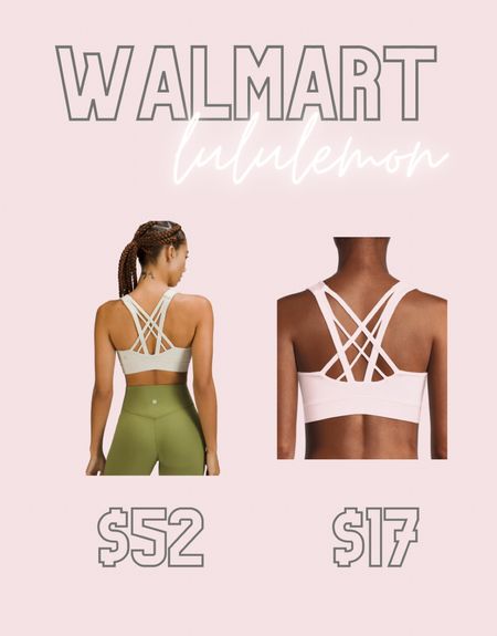 walmart does it again with another lululemon dupe🙌🏼

this is one of my favorite lulu bras. i’m a size 8 at lulu, and i did a medium at walmart  

#LTKfit #LTKunder50 #LTKsalealert