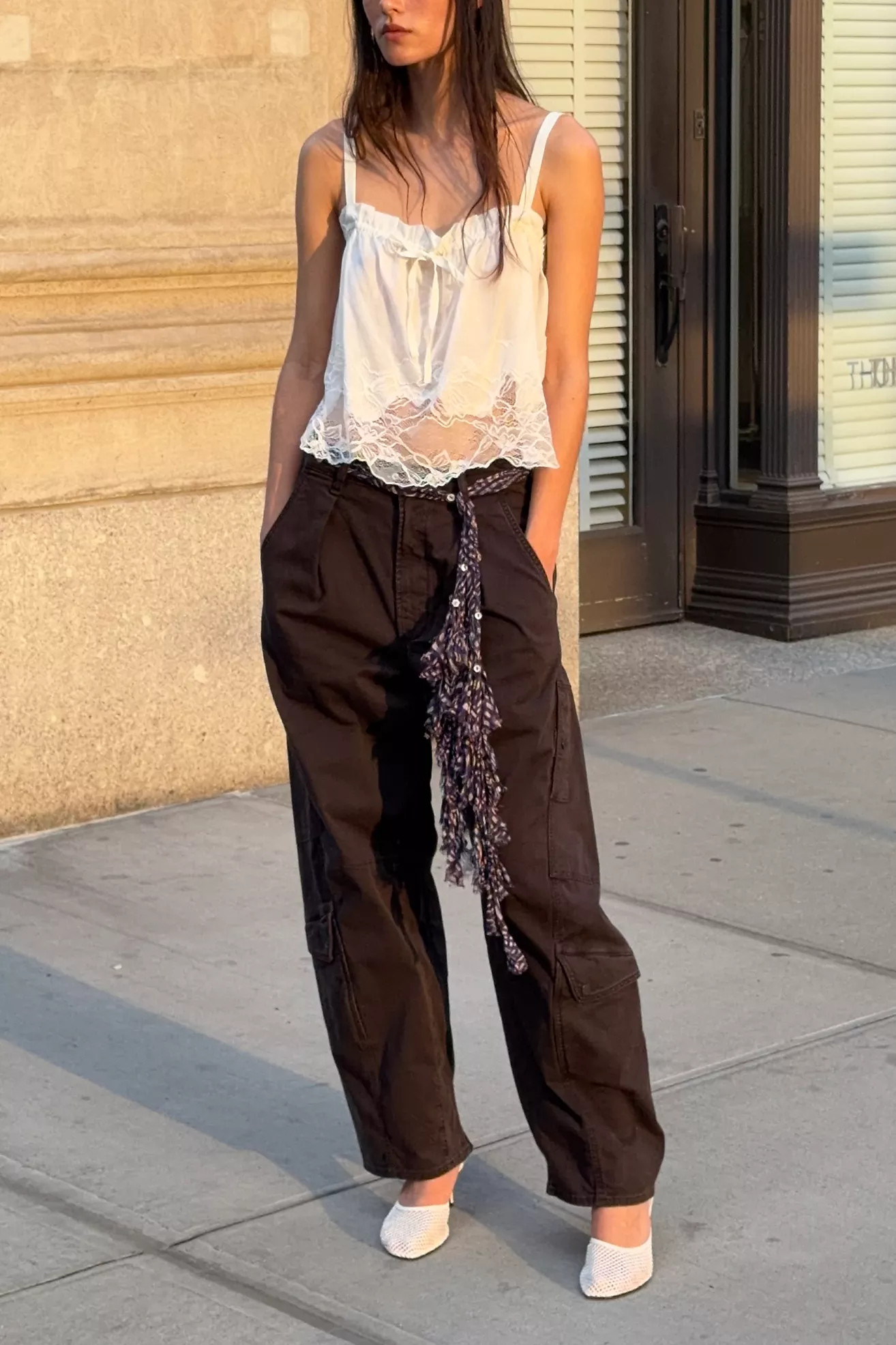 By Anthropologie Sheer Lace Cami | Anthropologie (US)