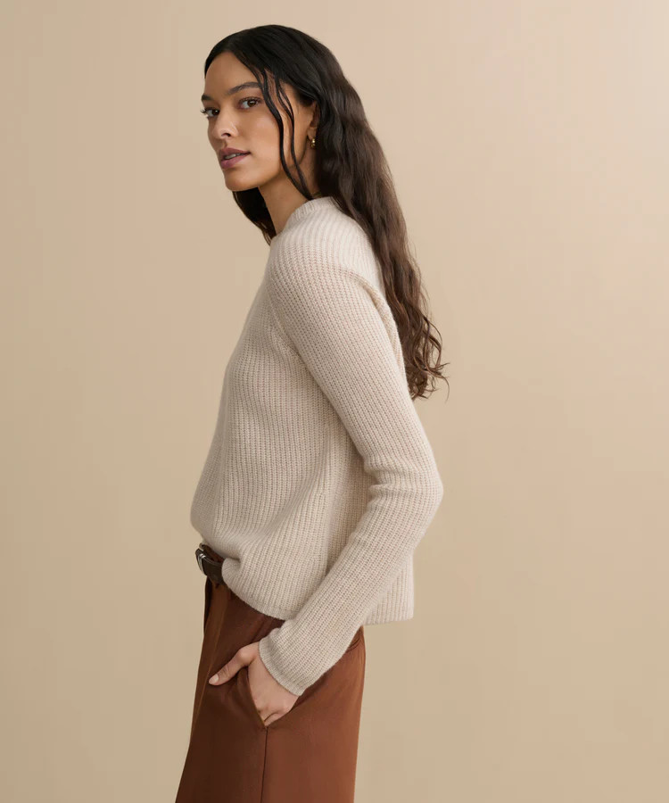 Cashmere Fisherman Sweater | Jenni Kayne