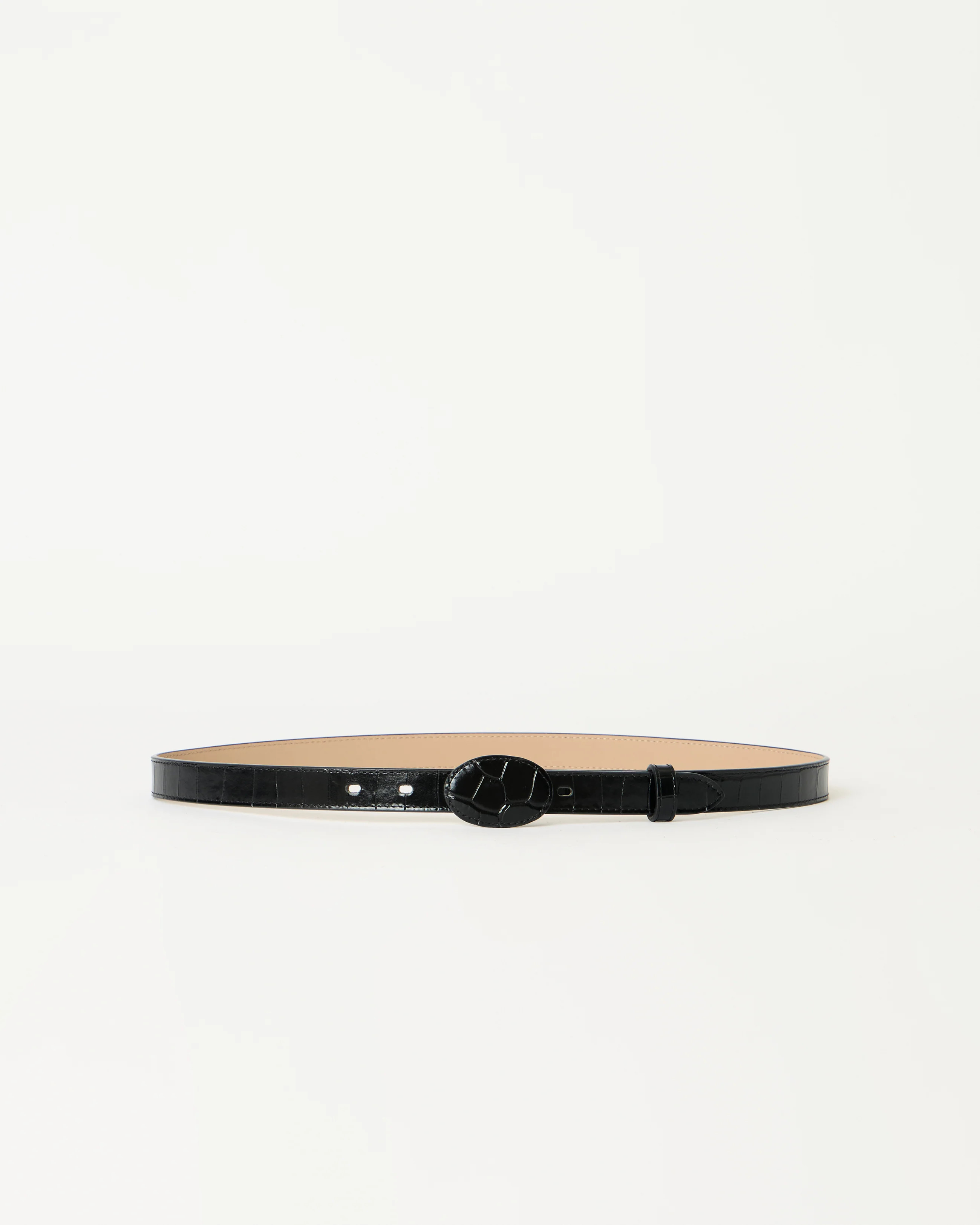 JUNE CROCO LEATHER BELT | B-Low The Belt