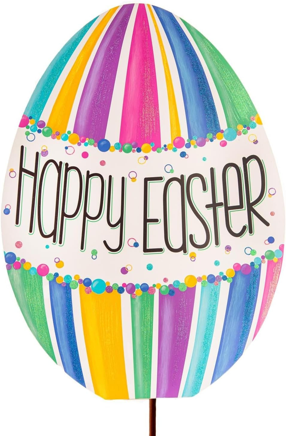 The Round Top Collection - Colorful "Happy Easter" Egg, Yard | Amazon (US)