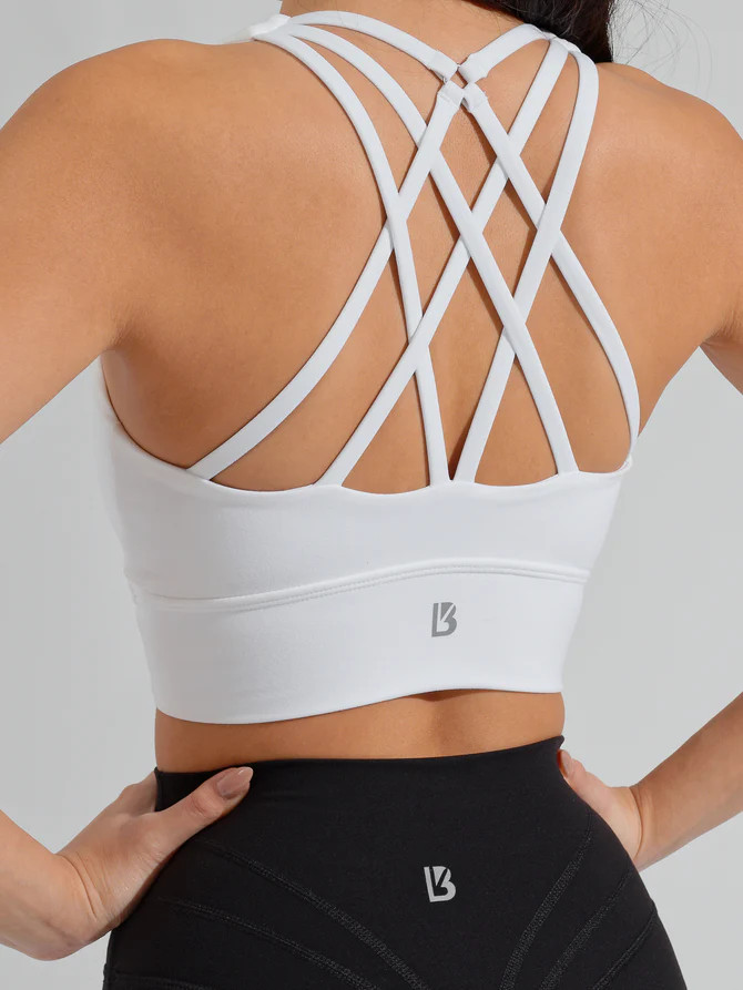 Revolution Sports Bra - White | Buffbunny