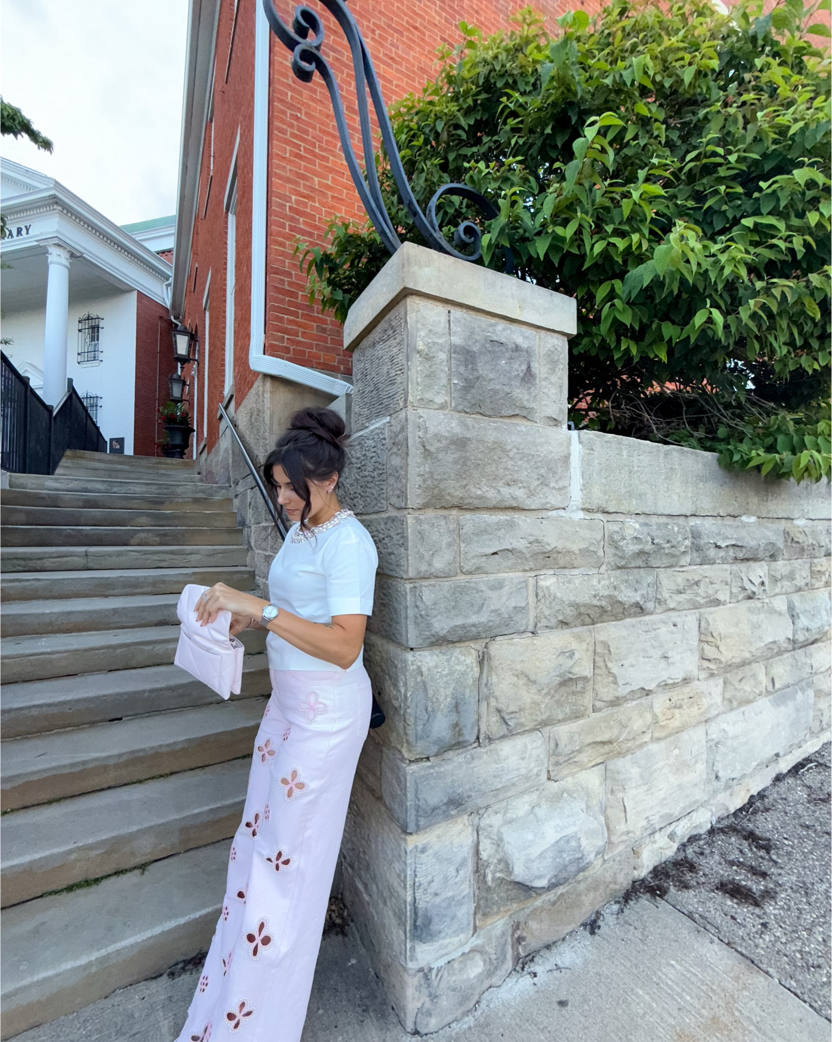 On Wednesdays we wear pink! 🌸

OOTD is @thenolishop & I’m obsessed! ✨

& they’re having a major sale right now! Use code FIREWORKS for an extra 40% off your order! 

Shop my outfit at the links below!

#thenolishop #summerstyle #rhinestonetop #pinkpants #pearlfashion #denim #ootd #ad #liketkit #salealert 

#LTKStyleTip #LTKFindsUnder100 #LTKSaleAlert