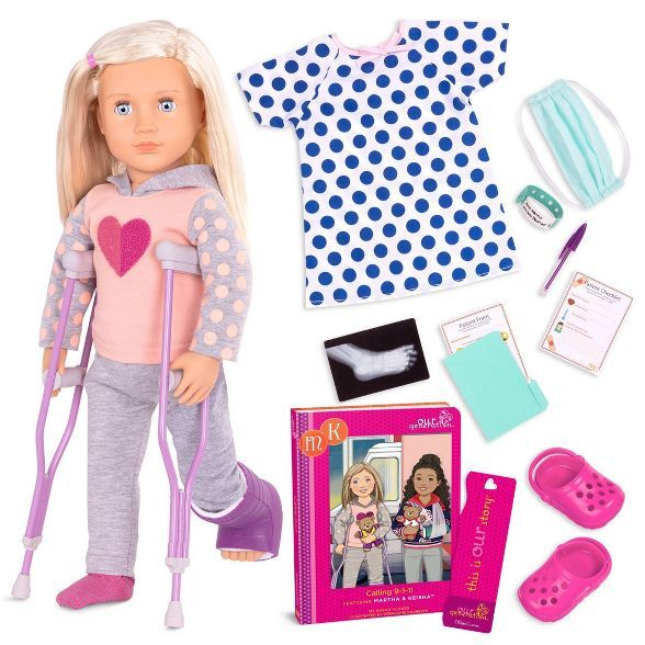 Our Generation 18" Hospital Doll with Storybook - Martha | Target