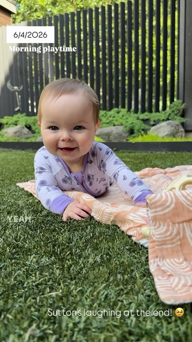 6/4/2026 Morning playtime Sutton’s laughing at the end! 🥹

The girls’ pajamas are from @Caden Lane and right now they’re having a sale on all sale items! Take an extra 25% off! 💜

#LTKBaby #LTKKids #LTKSaleAlert