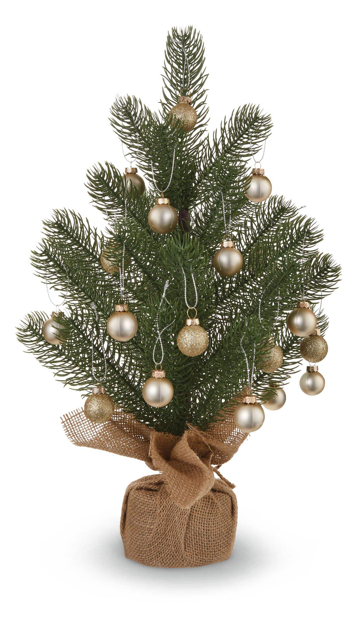 CANVAS Winter Garden Christmas Tabletop Tree with 24 Mini Ornaments Set, 18-in#051-4837-4 | Canadian Tire