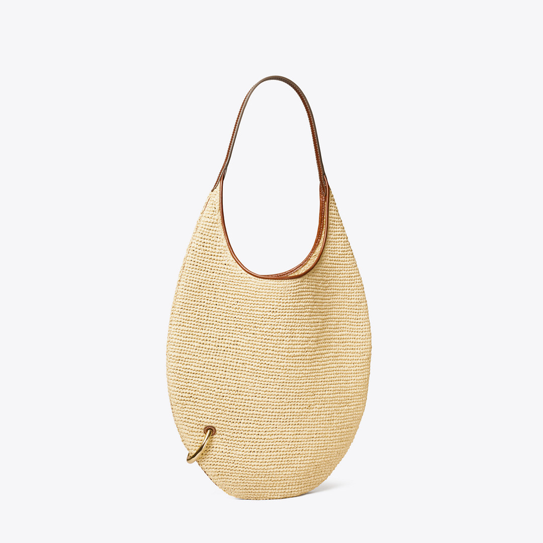 Tory Burch Pierced Soft Raffia Bag | Tory Burch (US)