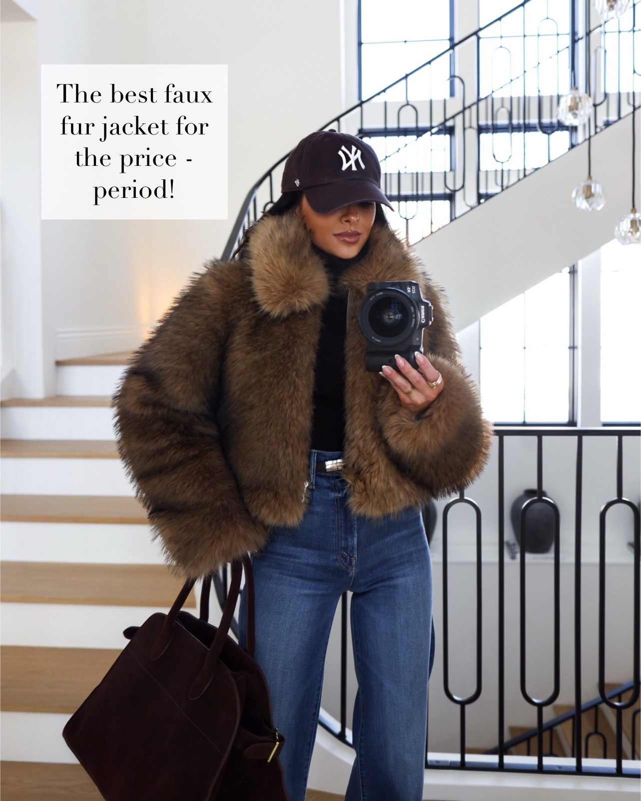 Revolve faux fur that’s the best faux fur jacket I’ve seen yet 
Wearing an XS


#LTKootd #LTKSeasonal #LTKOver40