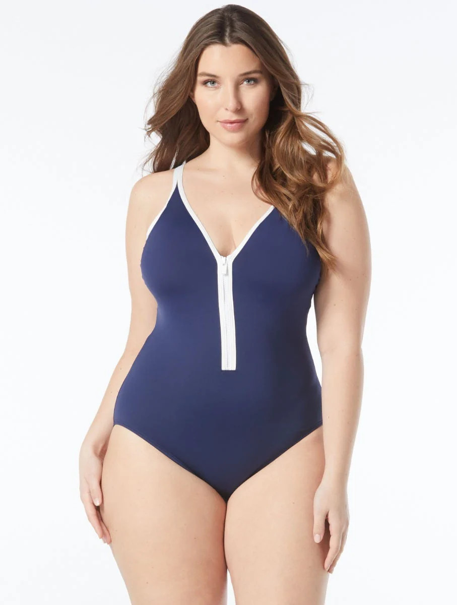 Beach House Sport Plus Racy One Piece Swimsuit - Beach Solids | Beach2Ocean