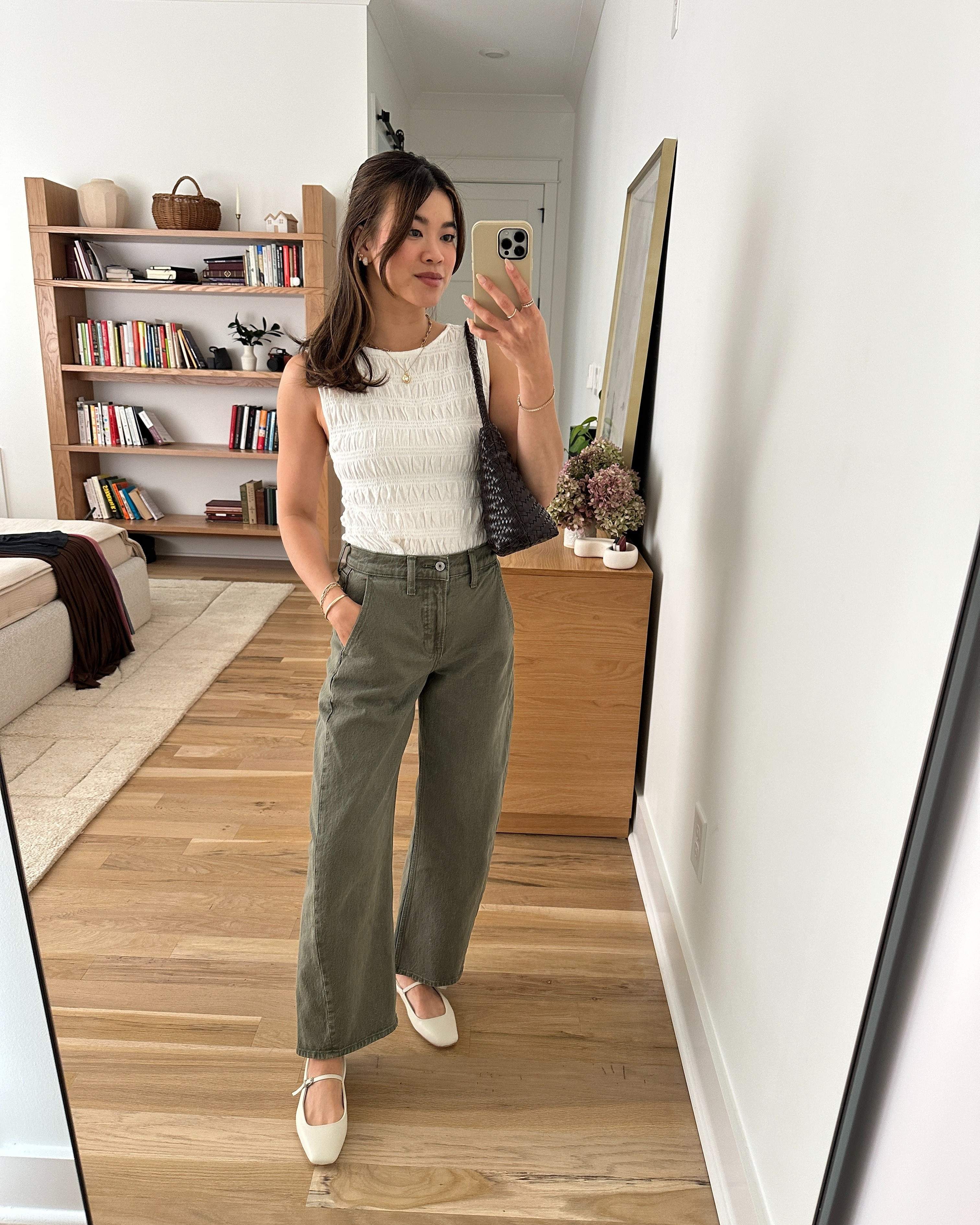 Shop the Abercrombie Sale! Now through 03/15 Everything is 25% off using the code AFLTK- HOW TO GET THE DISCOUNT CODE: Click on a piece linked below, click "copy Pomo Code", click "Shop Now", and paste the code into checkout! Madewell is also 25% off right now when you're signed into your Madewell insider account! 

SIZING INFO: 
• Green Barrel Jeans size 24 Short, 
• White Smocked Tank XS, 
 Petite style, petite fashion, mom outfit, mom style, petite pants, petite outfit ideas, petite outfits, best pants for petite, petite denim, spring style, spring outfits, beach outfits, spring break, vacation outfits, Madewell discount code, Abercrombie discount code, Abercrombie petite jeans, Abercrombie influencer code 

 @abercrombie 

#LTKSpringSale #LTKSeasonal #LTKPetite