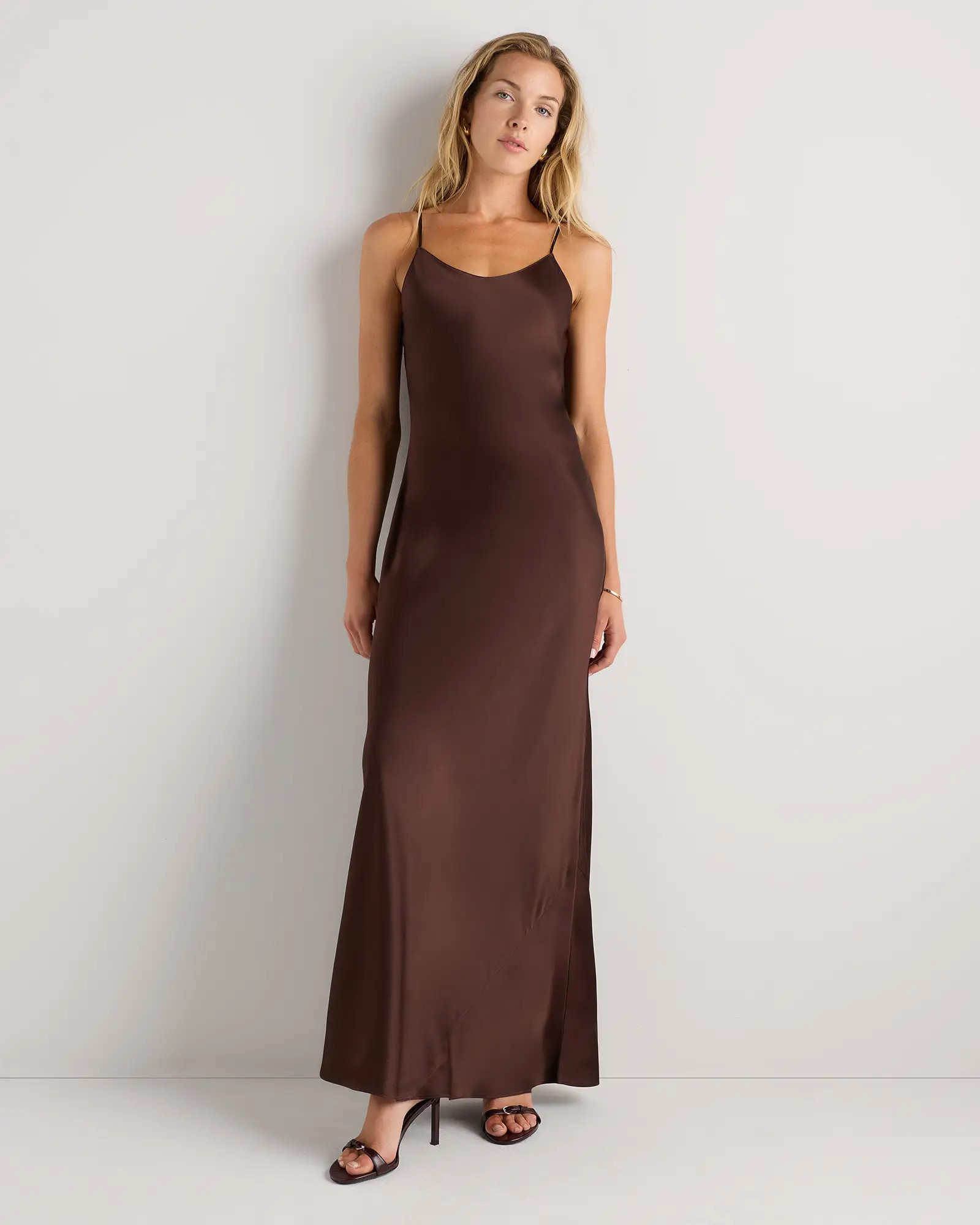 100% Washable Silk Maxi Slip Dress | Quince
