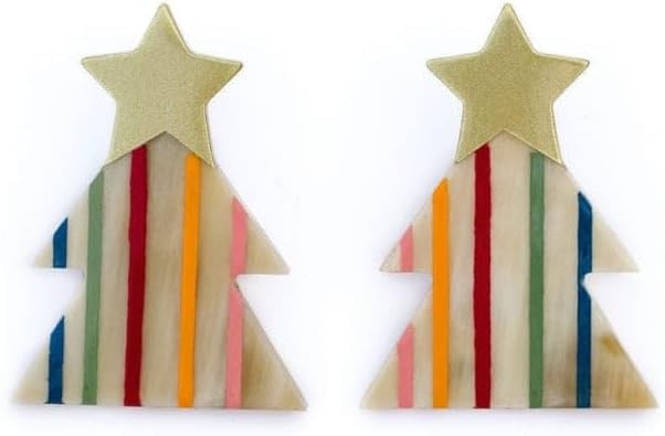 Rainbow Christmas Tree Earring | Amazon (US)