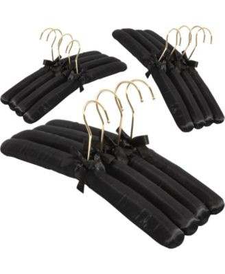 Padded Clothing Fabric Hangers for Women Clothing Set of 12 | Macy's