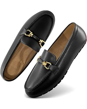 HARENCE Loafers for Women Comfortable Slip On Business Work Flats Shoes Casual Driving Moccasins ... | Amazon (US)