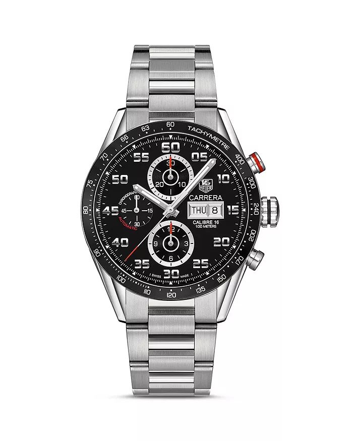 TAG Heuer Carrera Automatic Tachymeter Watch, 43mm | Bloomingdale's (US)