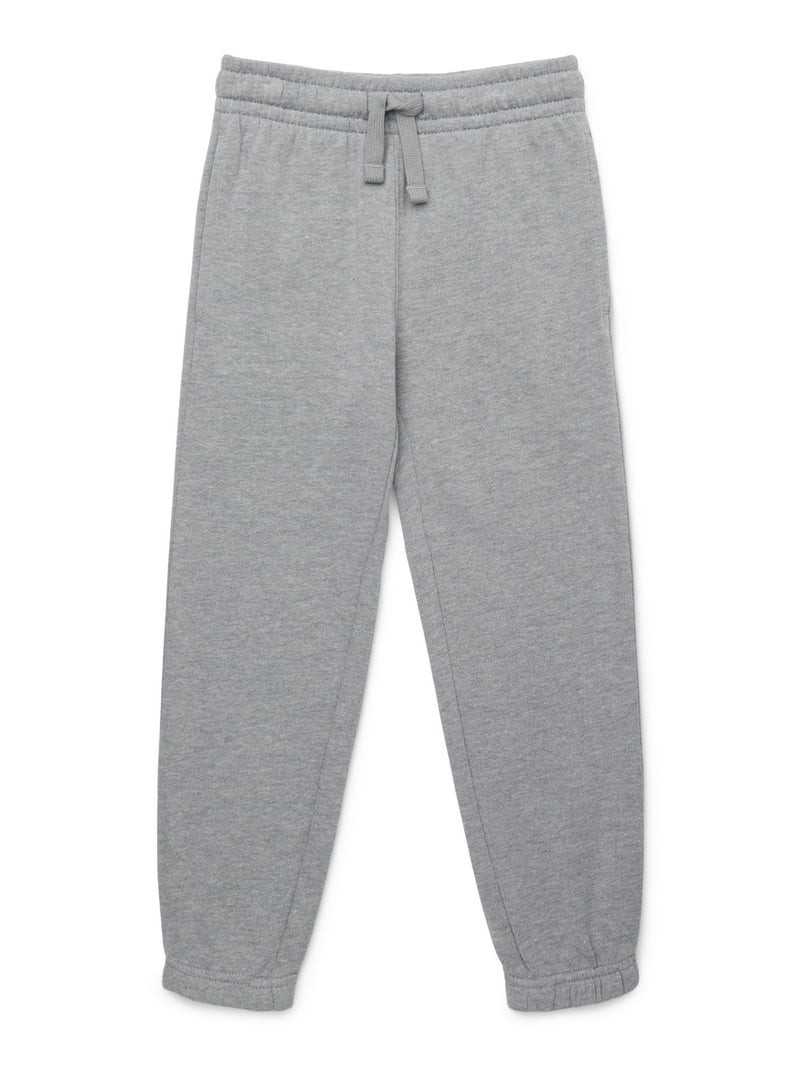 Athletic Works Boys Fleece Jogger Sweatpants, Sizes 4-18 and Husky | Walmart (US)