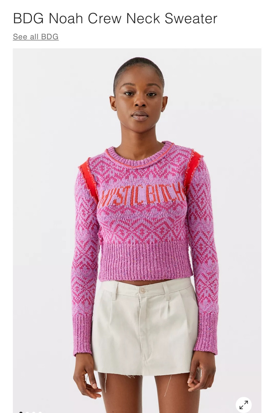 URBAN OUTFITTERS // Cropped Sweater 

#LTKSeasonal #LTKGiftGuide #LTKHoliday