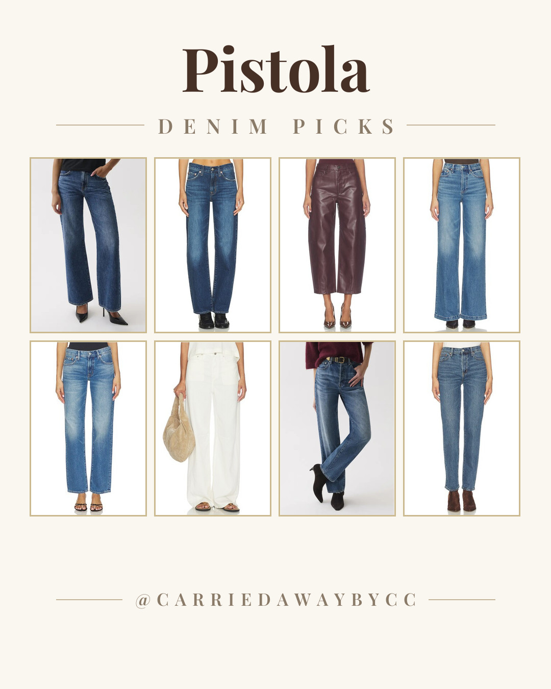 Pistola denim picks 🖤 Rounding up my favorite Pistola jeans this fall — wide legs, straight cuts, and that perfect mid-rise fit. Tap to shop my exact picks!
#ltkfall #denimpicks #pistolajeans #falldenim #widelegjeans #momstyle #casualfalloutfits #ltklove #jeanslover #fallwardrobe