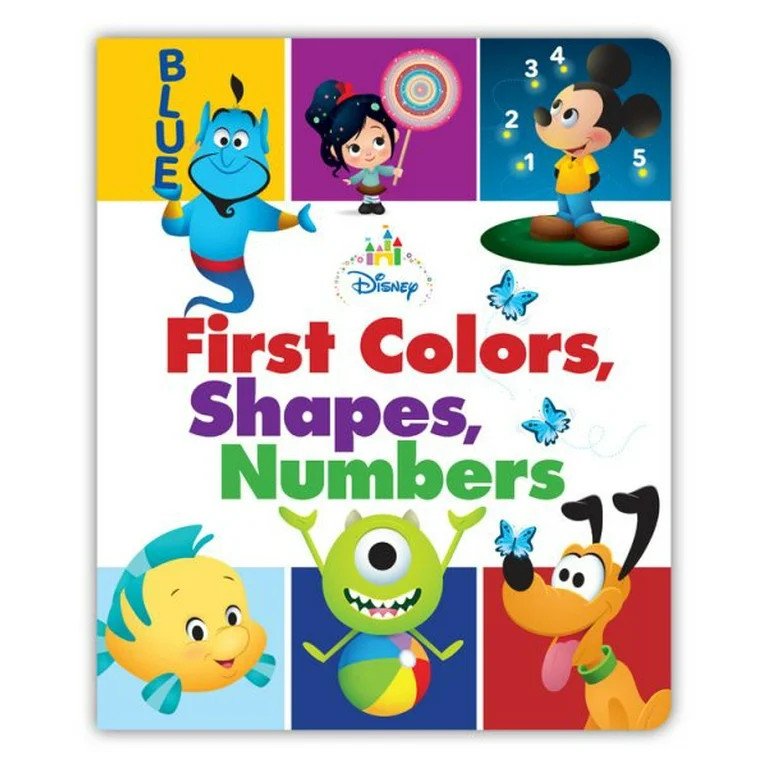 Disney Baby: First Colors, Shapes, Numbers (Board book) - Walmart.com | Walmart (US)