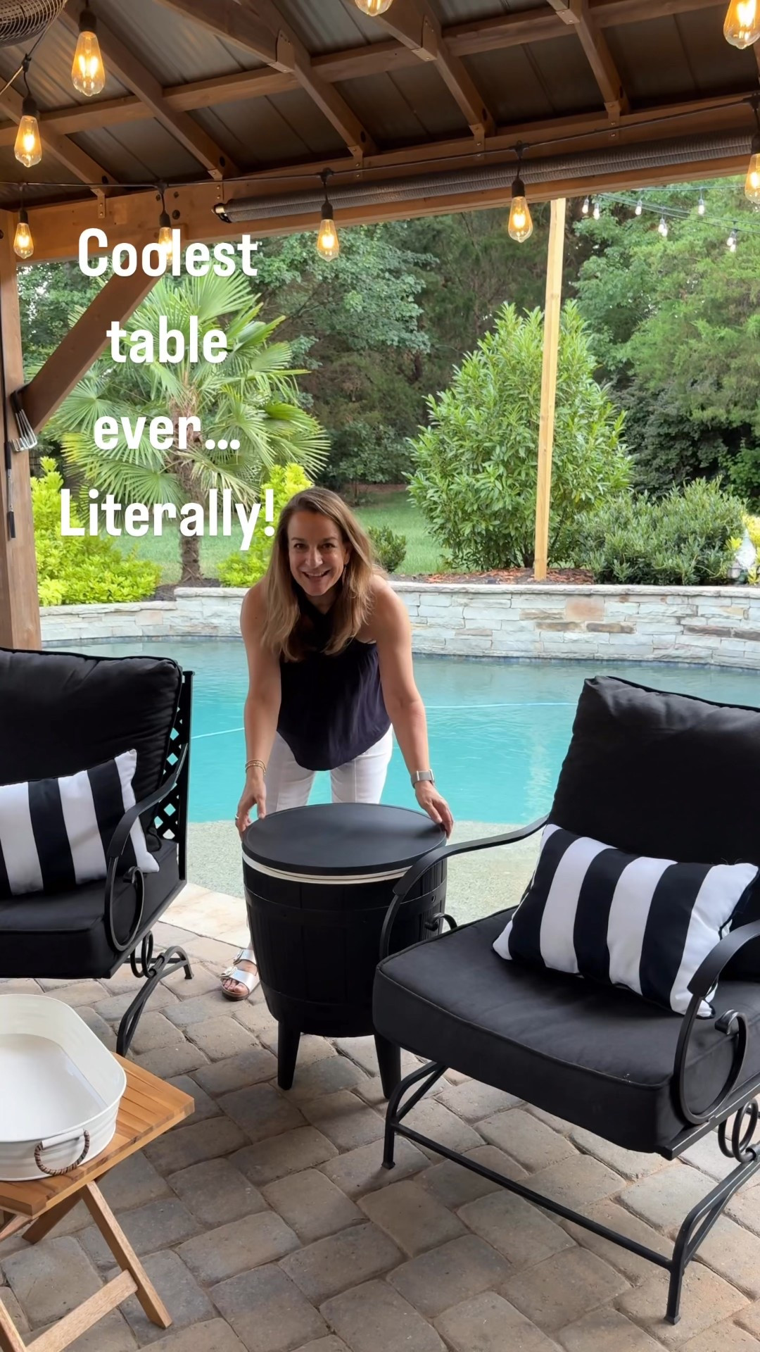 Wish your patio table could also chill your wine? Same. And now it does. 🙌

This table is doing the most in the best way. 😎

One minute it’s a side table, the next it’s keeping your wine (or beer, or water, or soda…) chilled and your snacks close. 🧊🥂🍻

It’s one of those little things that makes summer evenings on the patio feel extra fun and effortless.

From backyard hangouts to lazy weekend afternoons, this table totally understands the assignment.


#LTKSeasonal #LTKHome #LTKSummerEdit