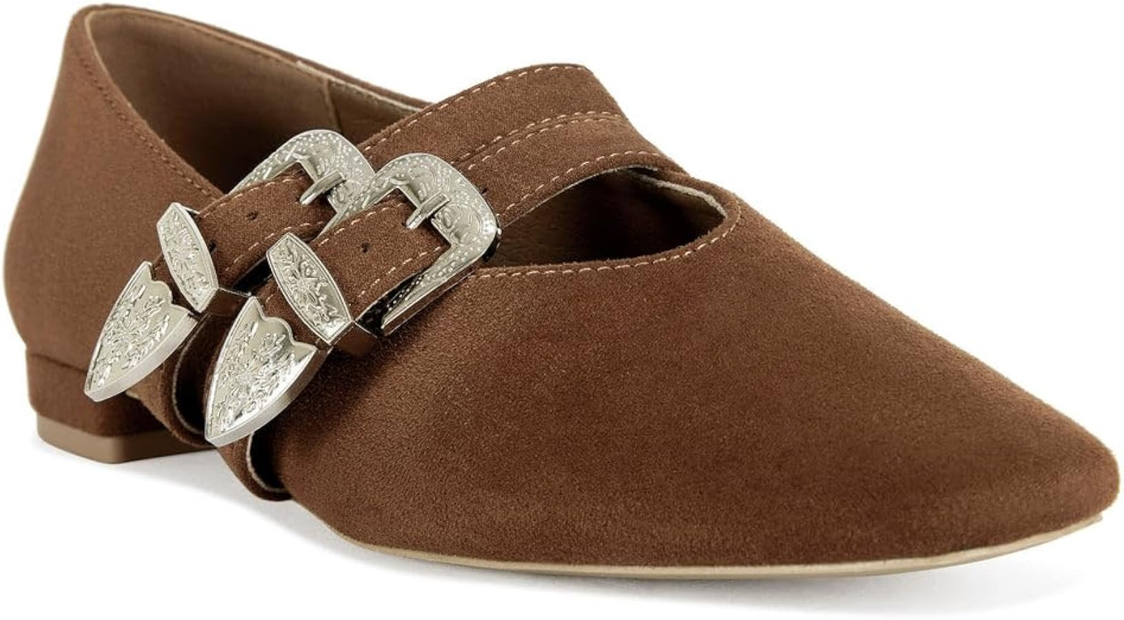 AZALEA WANG Marius Western Ballet Flat | Amazon (US)