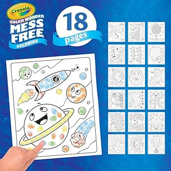 Crayola Color Wonder Mess Free Fingerprint Ink Painting Activity Set, Finger Painting Alternative... | Amazon (US)