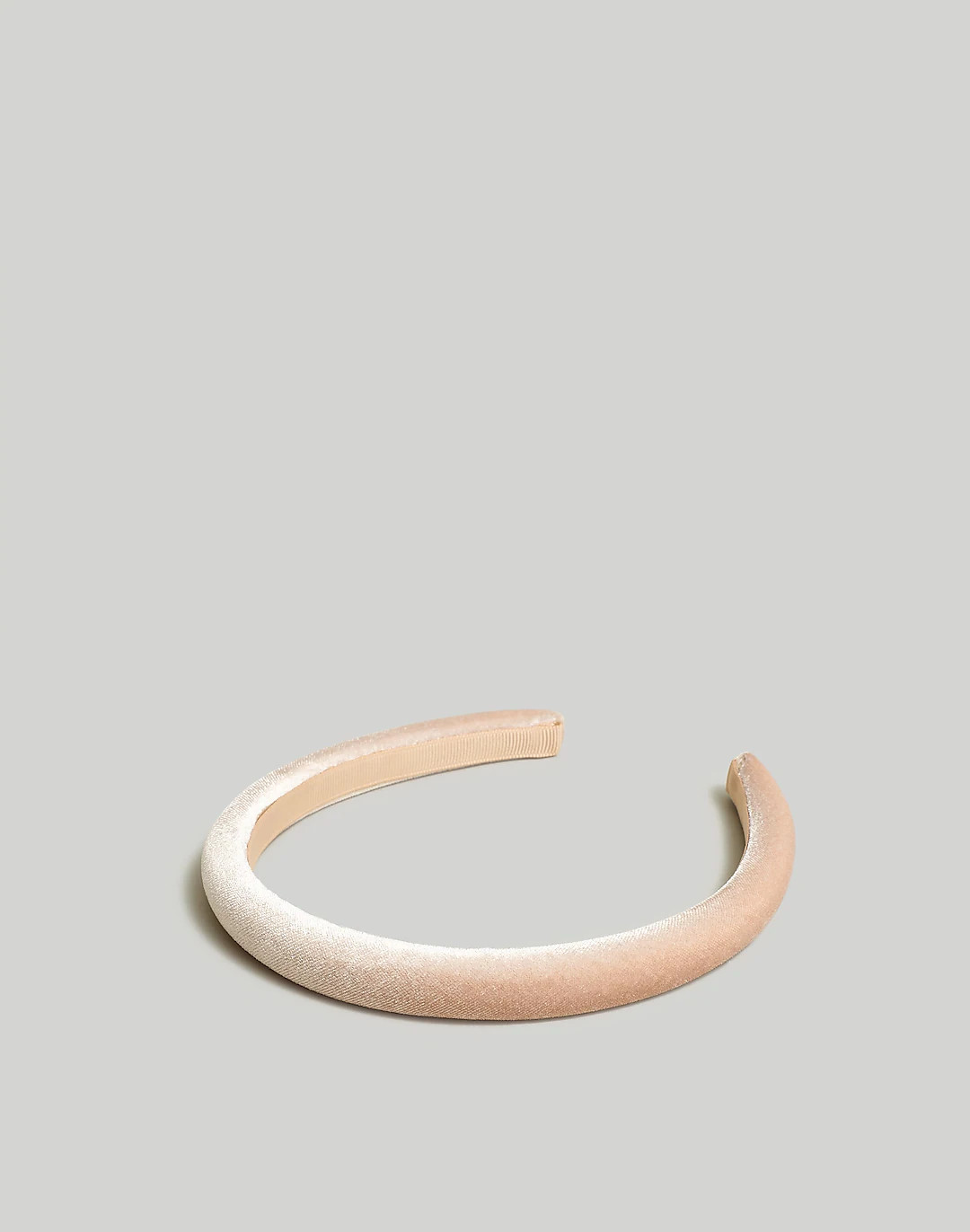 Skinny Padded Velvet Headband | Madewell