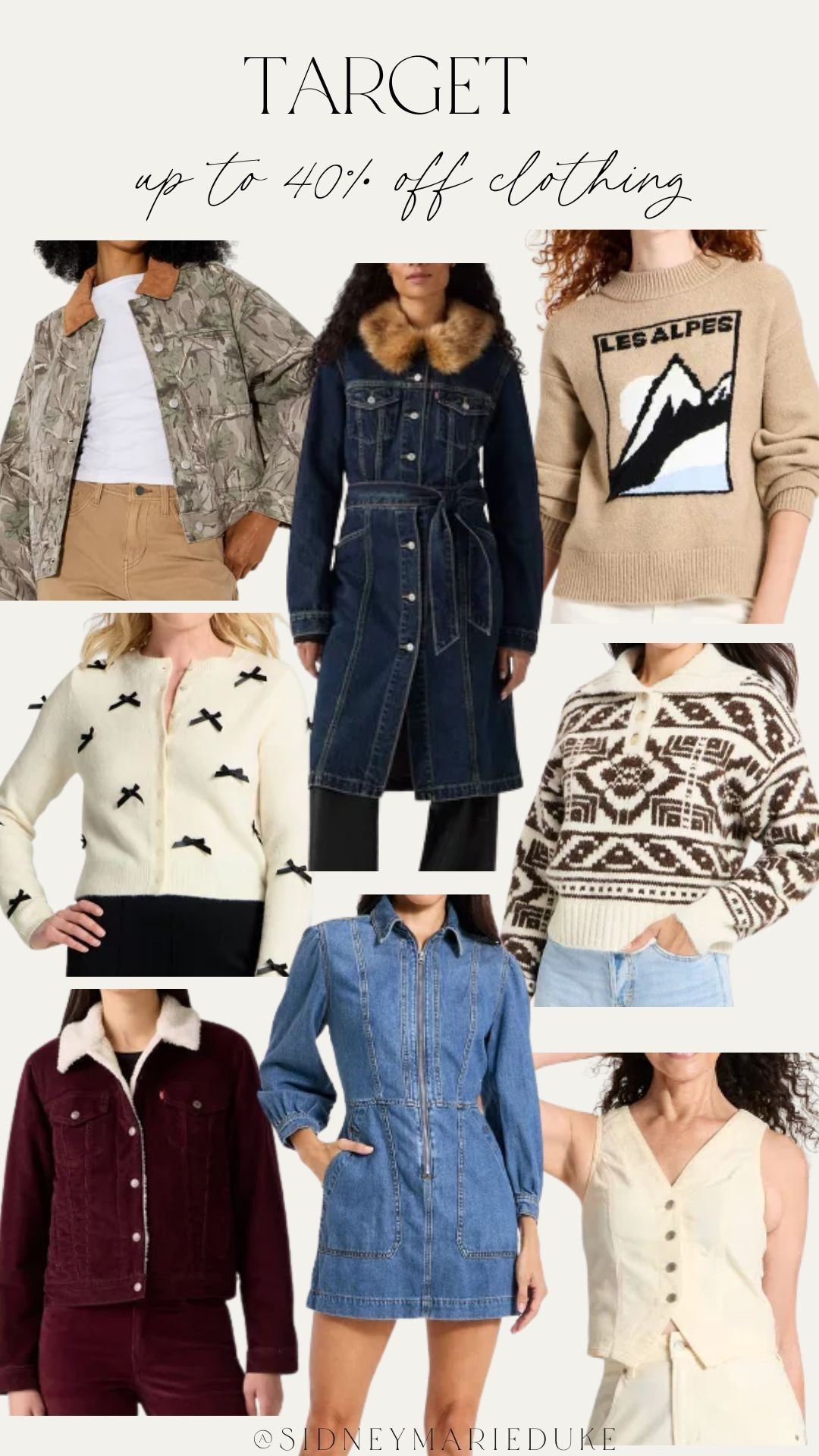 Up to 40% off clothing at Target ❤️✨

#LTKSaleAlert #LTKHoliday