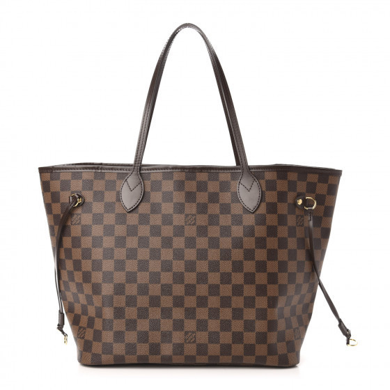 LOUIS VUITTON Damier Ebene Neo Neverfull MM Rose Ballerine | Fashionphile