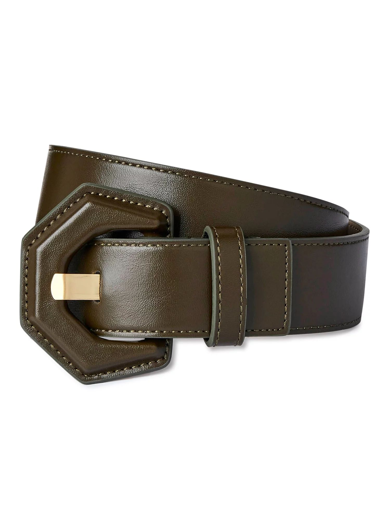 Scoop Women's Hexagon Covered Buckle Belt | Walmart (US)